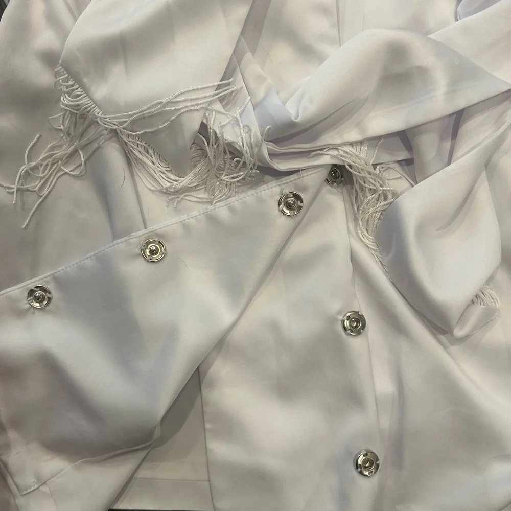 Revolve White Blazer Style Dress - Picture 3 of 4